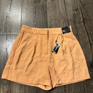 Express Shortie High Rise New Size 2 Women Pastel Orange Pockets